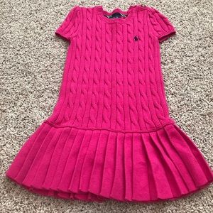 Polo Ralph Lauren Pink Sweater Dress