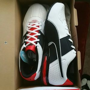 Multi colored gym shoes