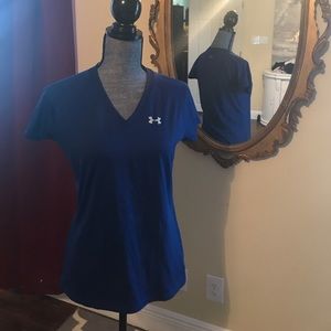 Blue under armor v neck