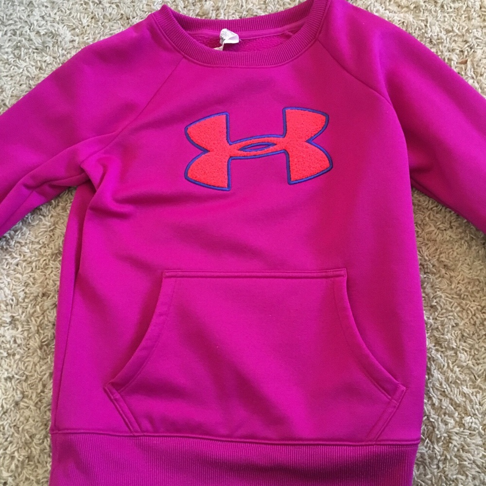 Fuchsia under armor sweatshirt