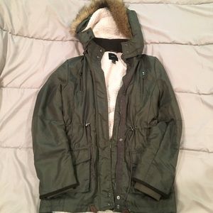 SOLD❌Forever 21 green trench coat