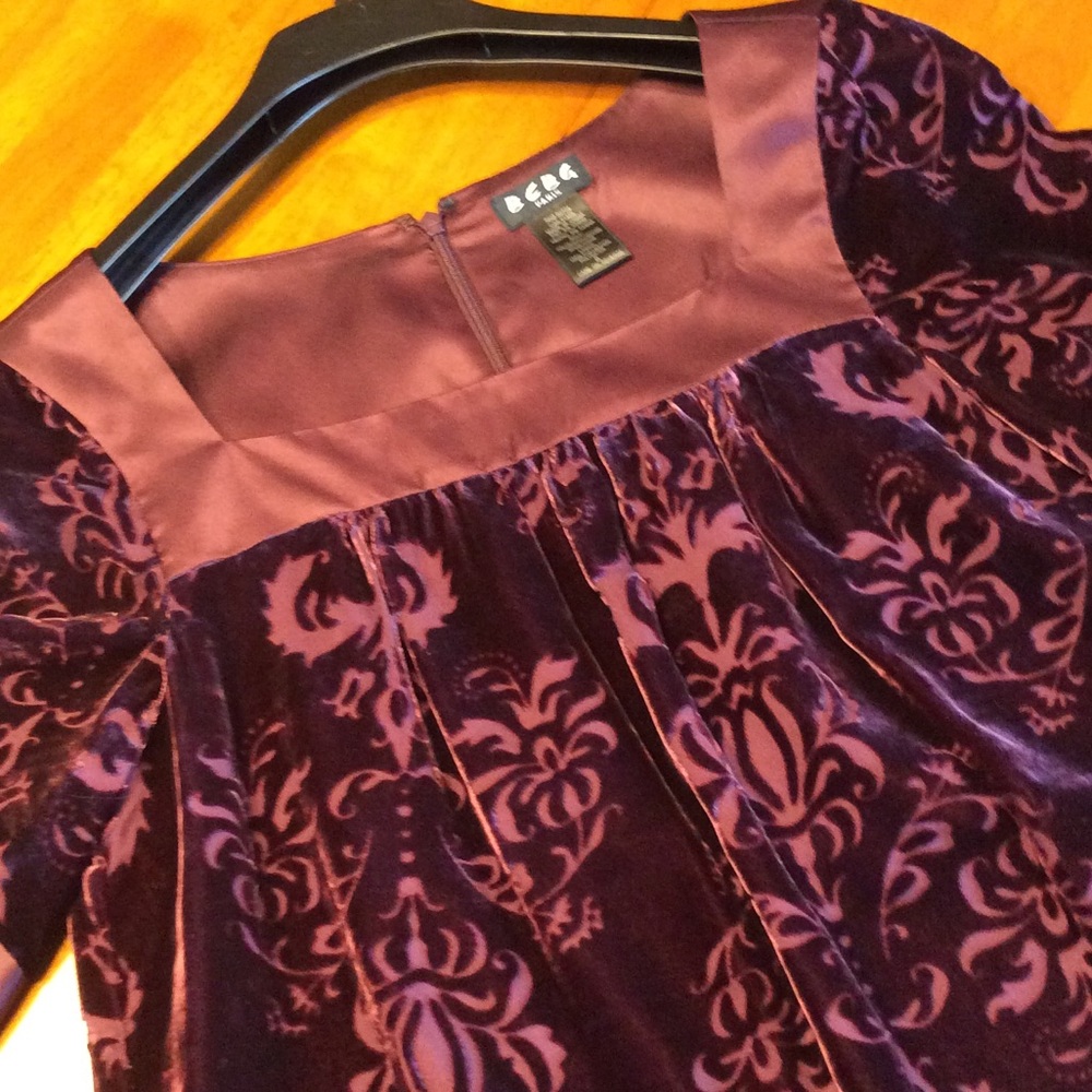 BCBG wine shift dress