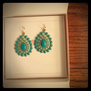 Stella & Dot turquoise earrings