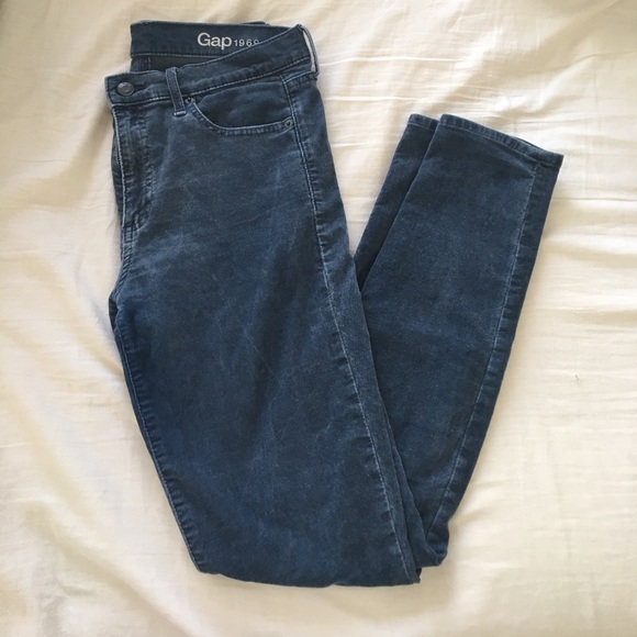 Blue Corduroy Skinny - Picture 2 of 2
