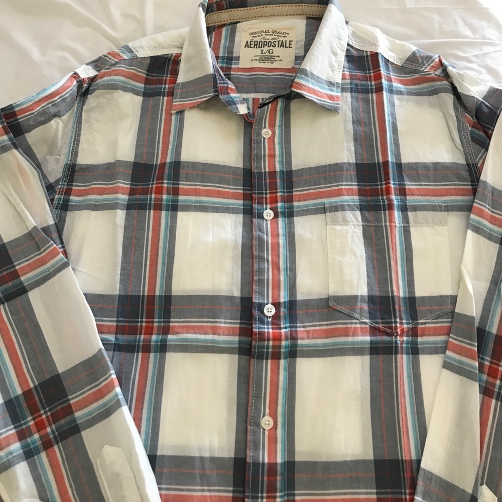 Aeropostale Men's button down shirt size L