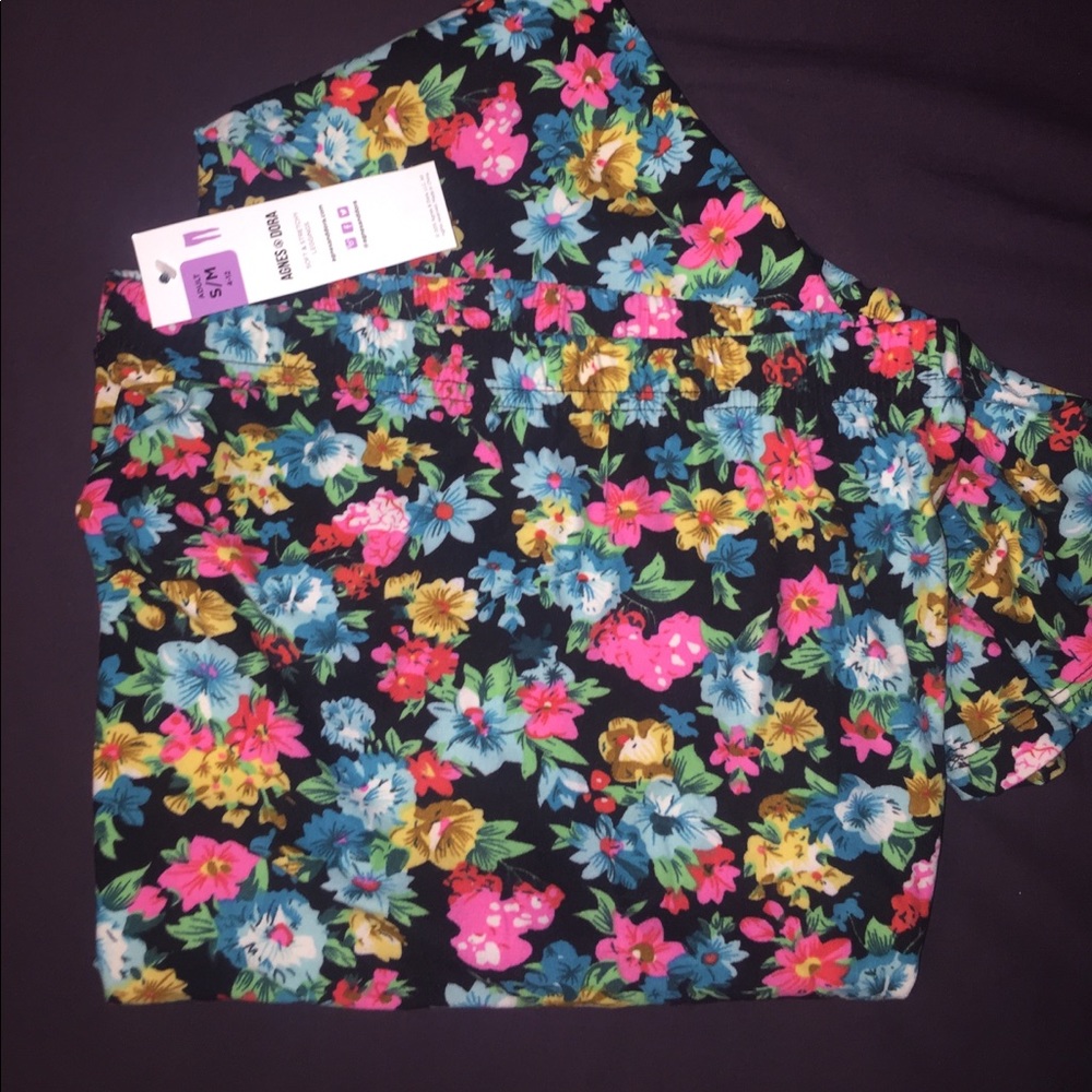 agnes and dora floral leggings