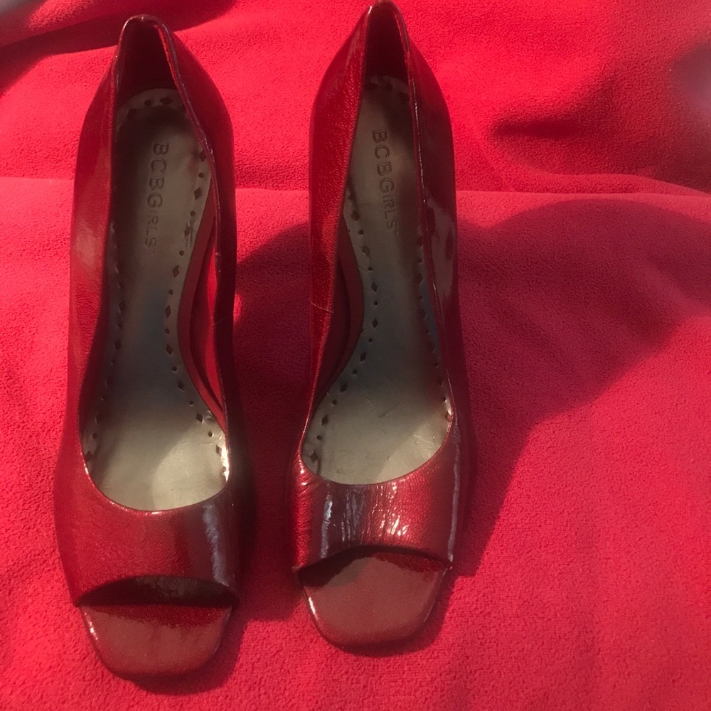 BCBG GIRLS high heels Cherry red color SIZE# 8 1/2