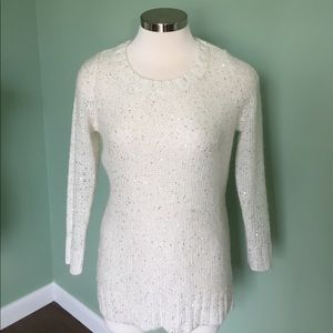 The Limited Sequined knit sweater