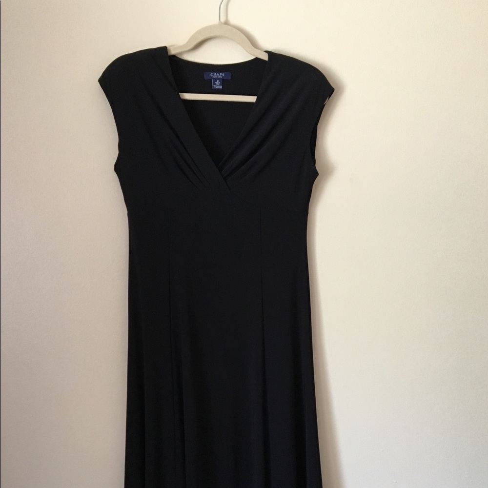 Chaps Black Dress Medium
