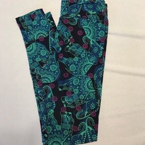 Lularoe paisley elephant leggings