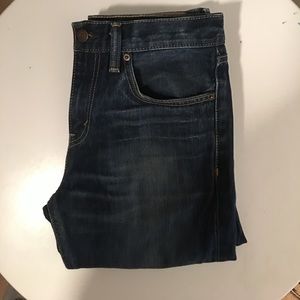 Levi dark washed denim jeans