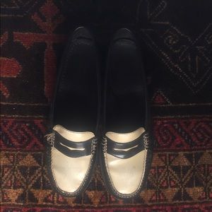 weejans women's bass & co all leather loafer 8M