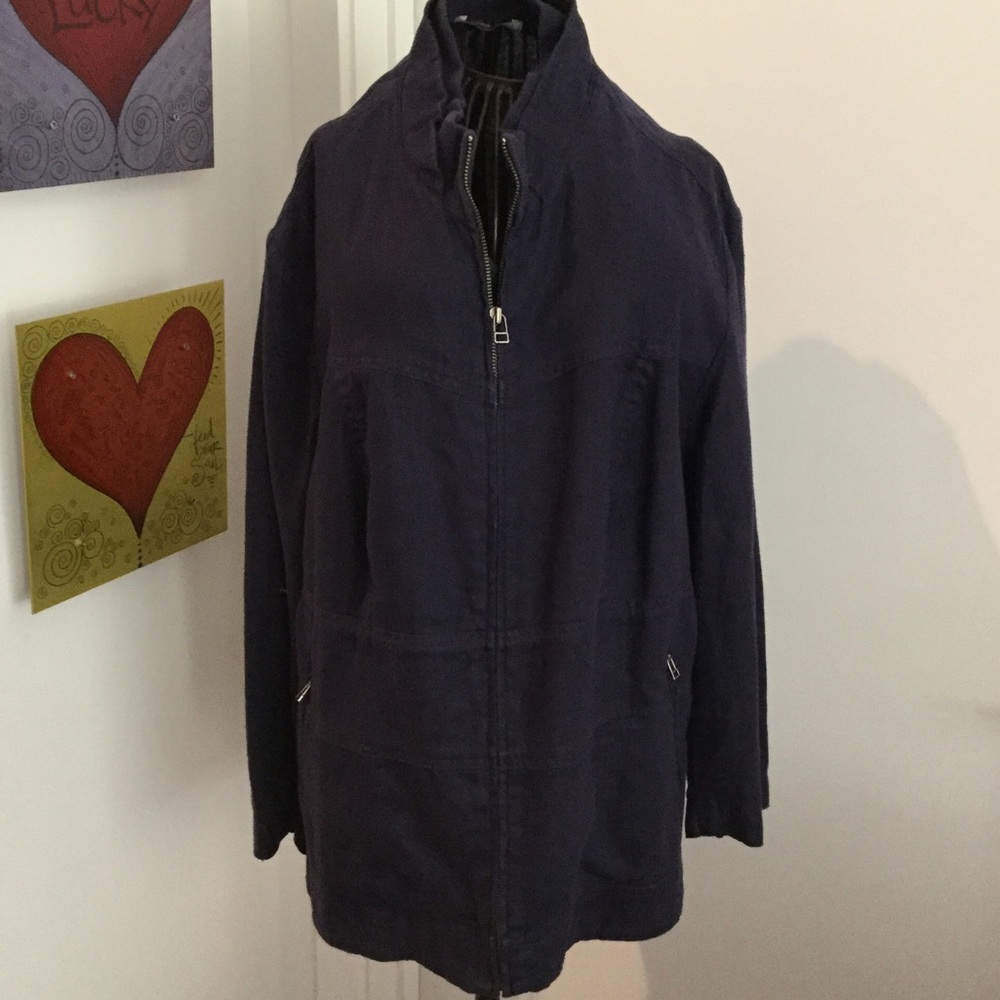 Linen jacket.