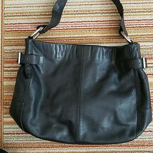 Shoulder leather bag