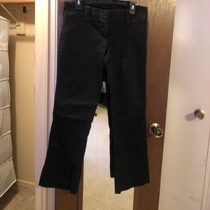 Black boot cut pants