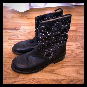 Womens Frye Jenna Cut Stud Boots - Size 8.5 (EUC)