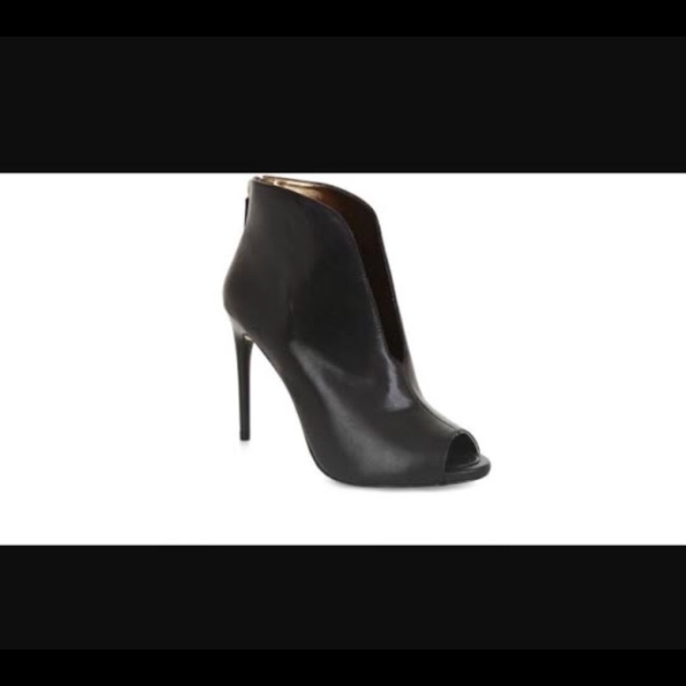 BCBG Open Toed Bootie - like new, work once