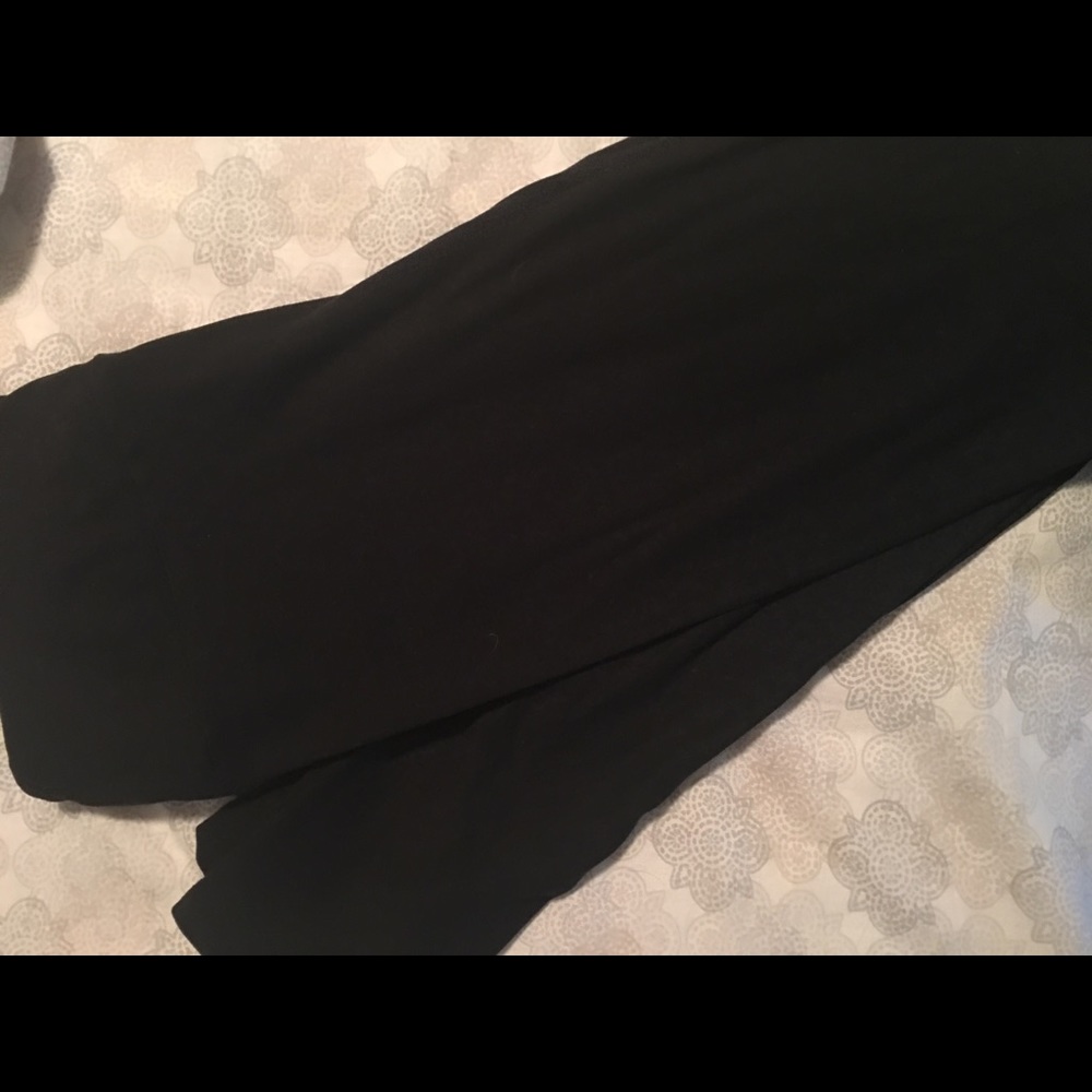 Solid black OS Leggings