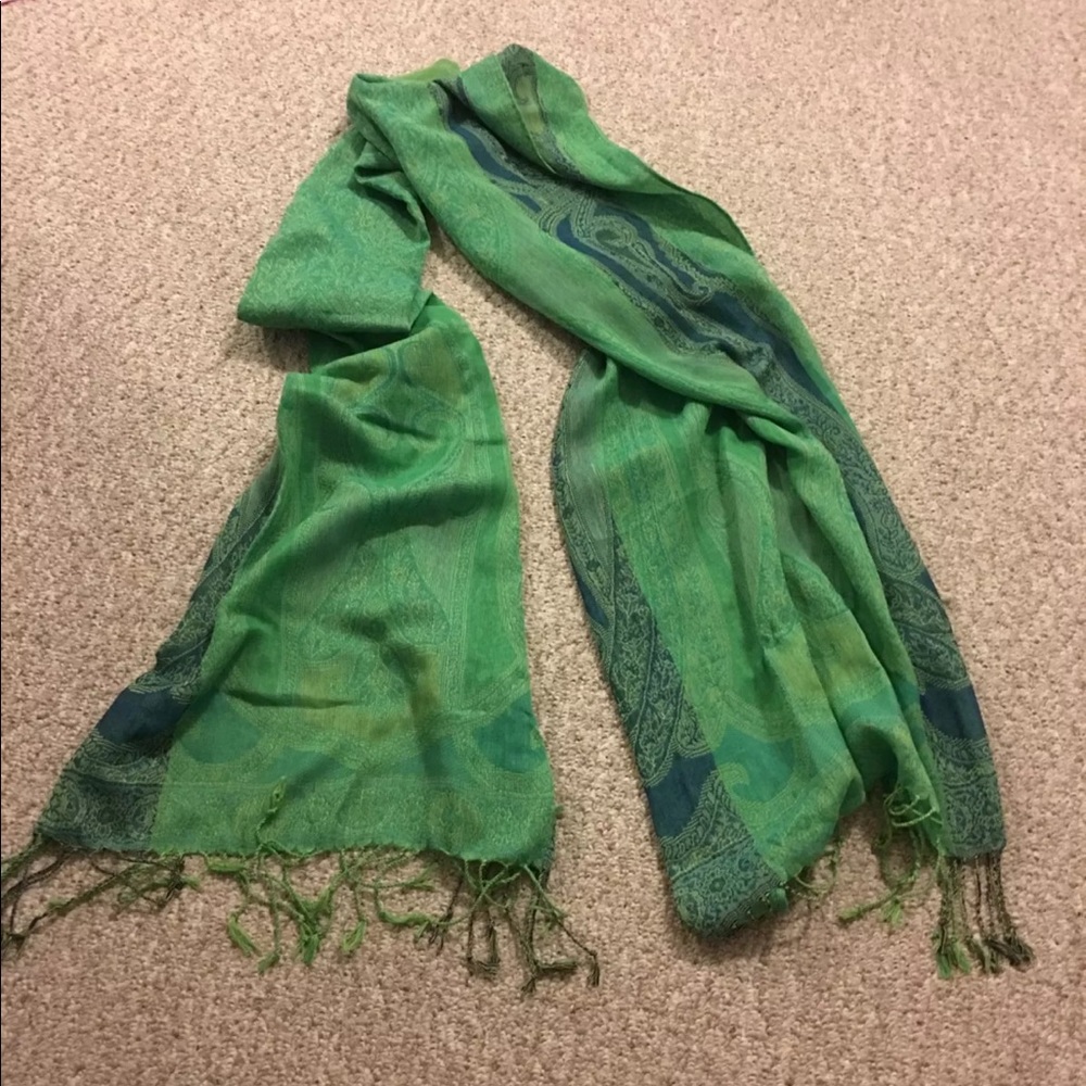 Green/blue Scarf