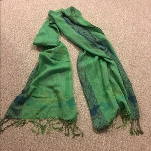 Green/blue Scarf