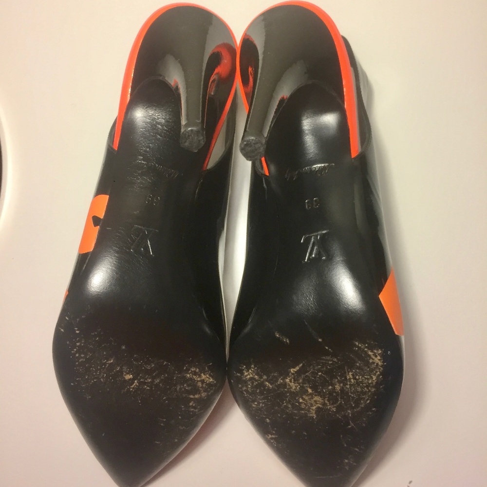Louis Vuitton Graffiti Slingback Heels 39 - Picture 4 of 7