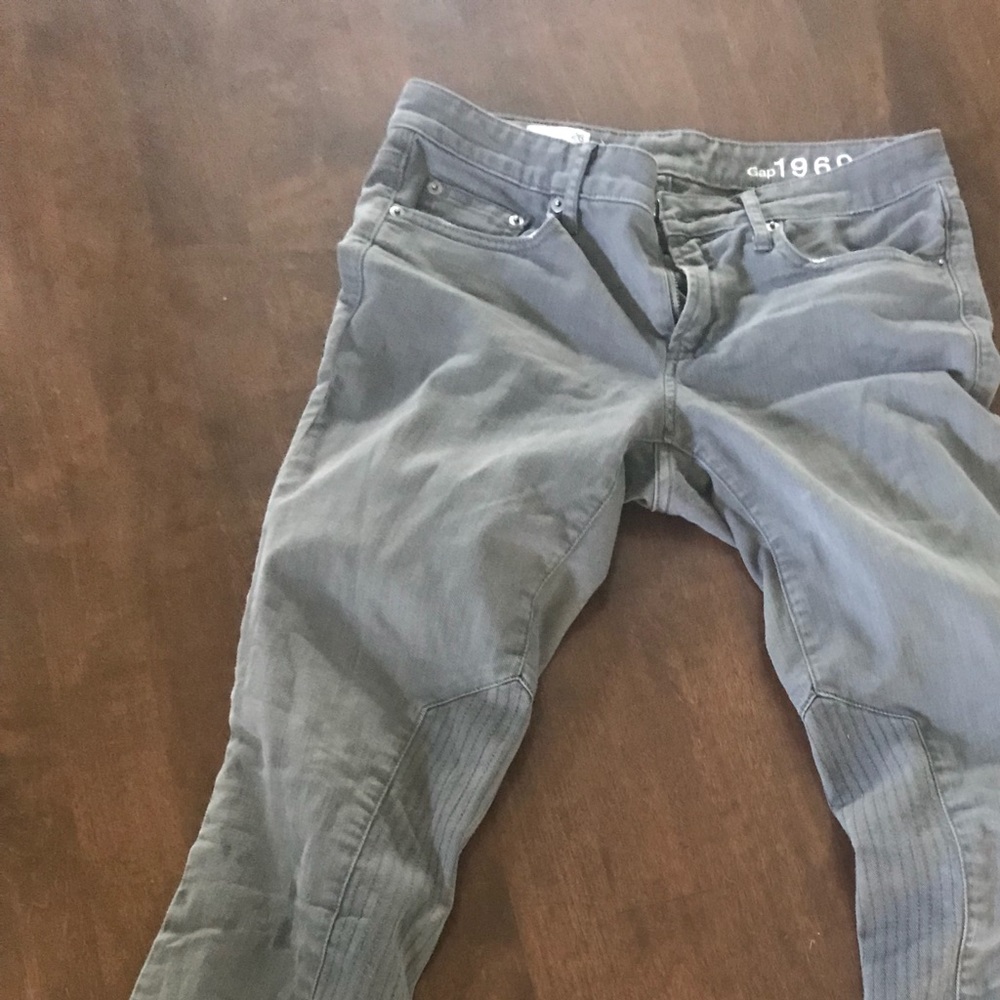 Gap skinny moto pants