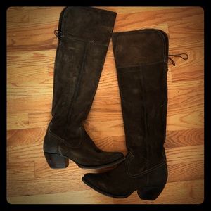 Frye over the knee boots