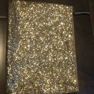 Gold Glitter Kate Spade Clutch
