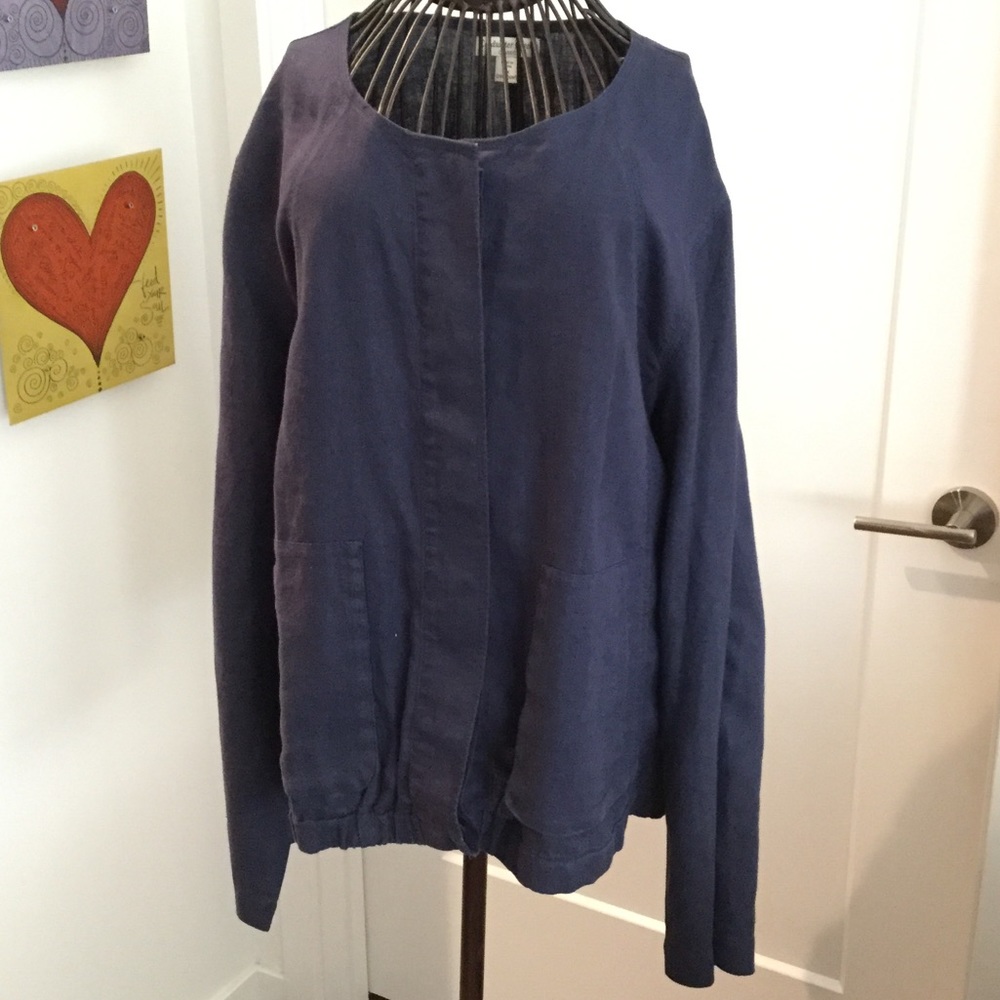 Cold water creek linen  jacket