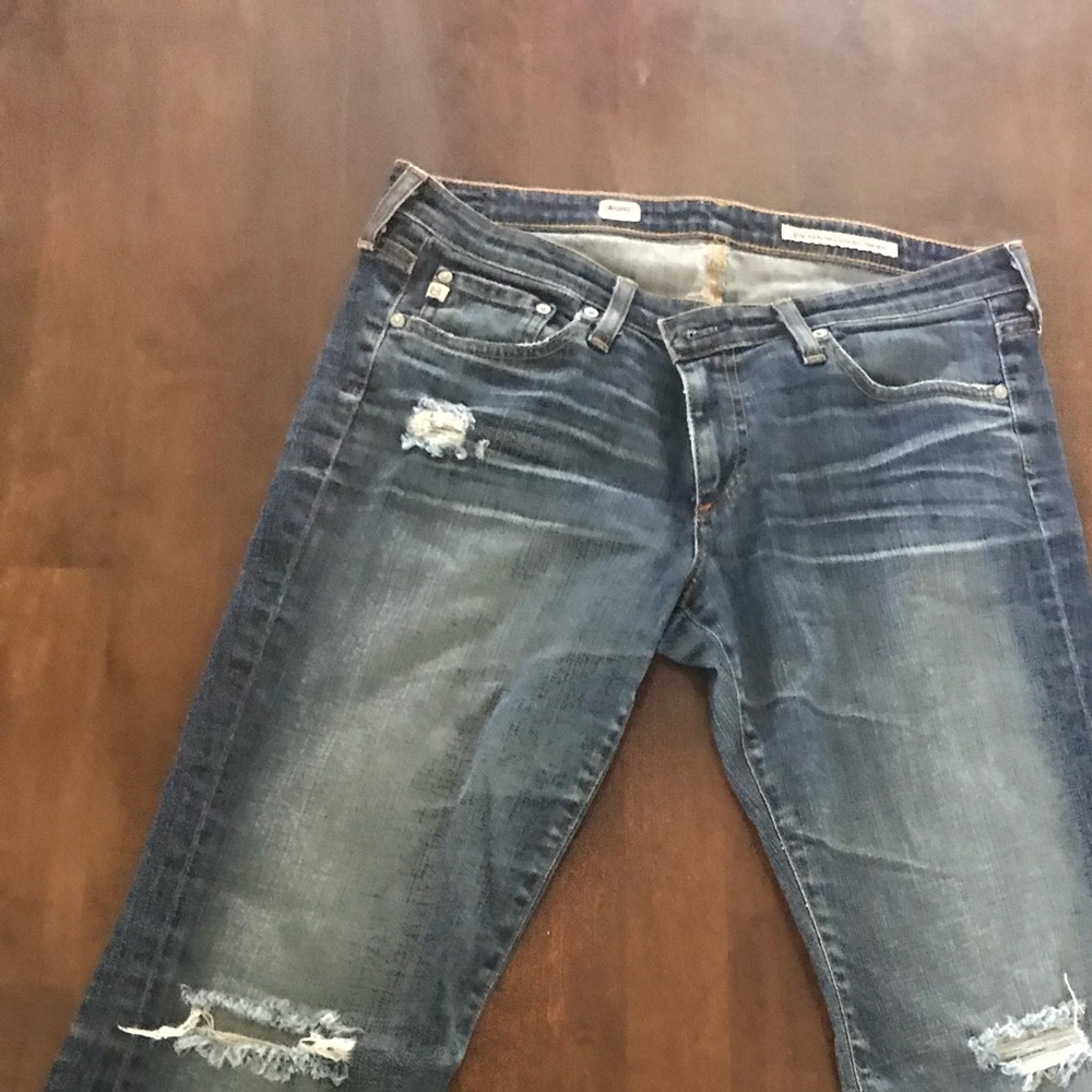 A&G angel distressed jeans