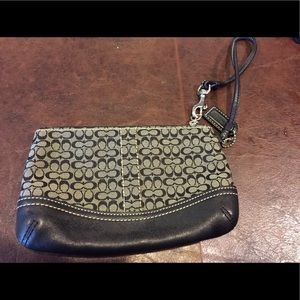 Excellent condition coach wristlet