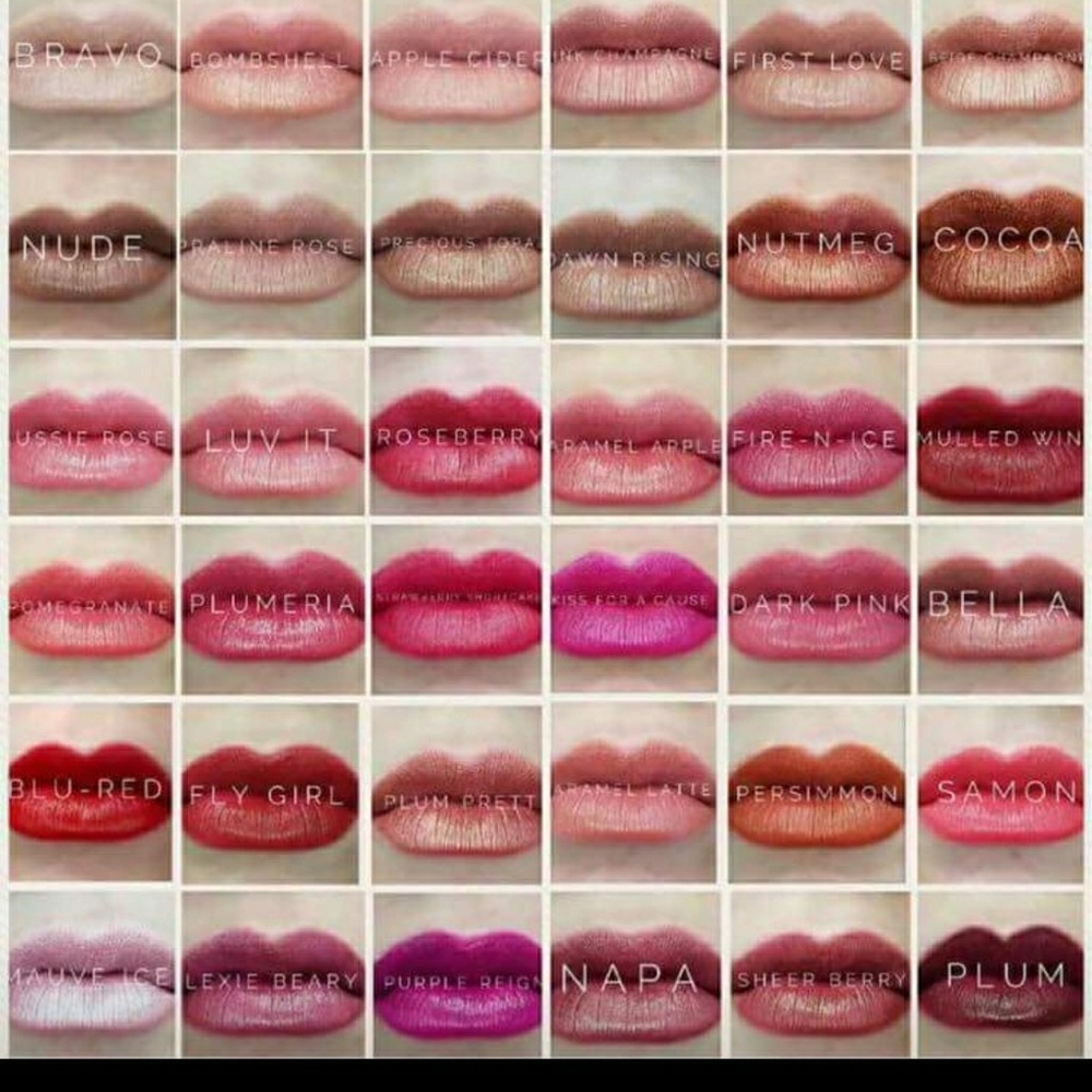 Senegence products!  Lipsense featured here