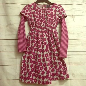 Mini boden flower dress Size 9-10y long sleeves