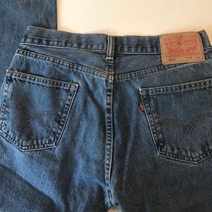 Levi's washed denim. 30x32. 505's