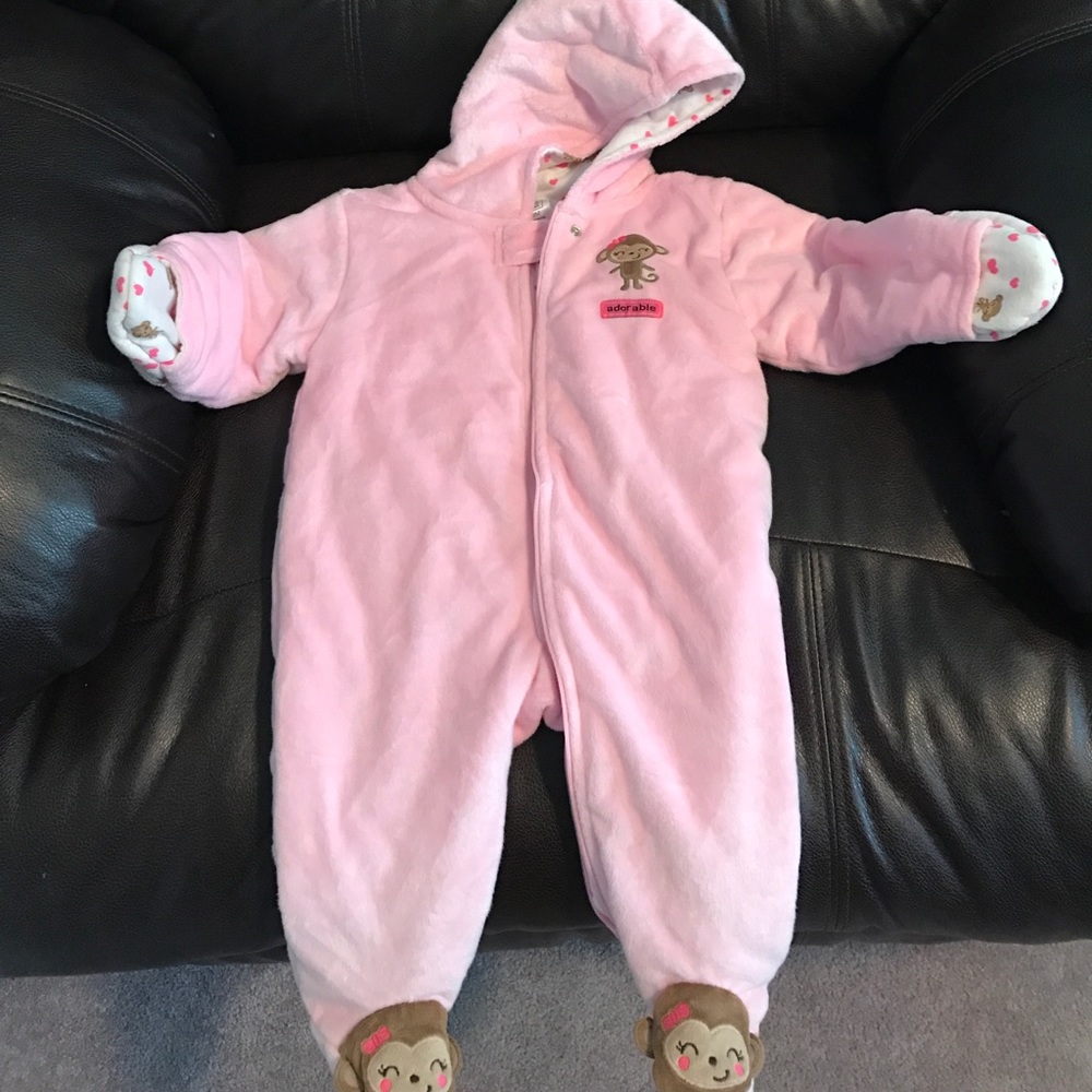 Pink infant outerwear