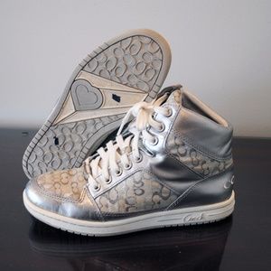 Coach mid top sneakers