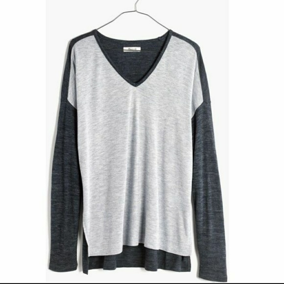 Madewell Tops - PRICE DROP⬇️ 💕HP💕 Madewell colorblock t-shirt