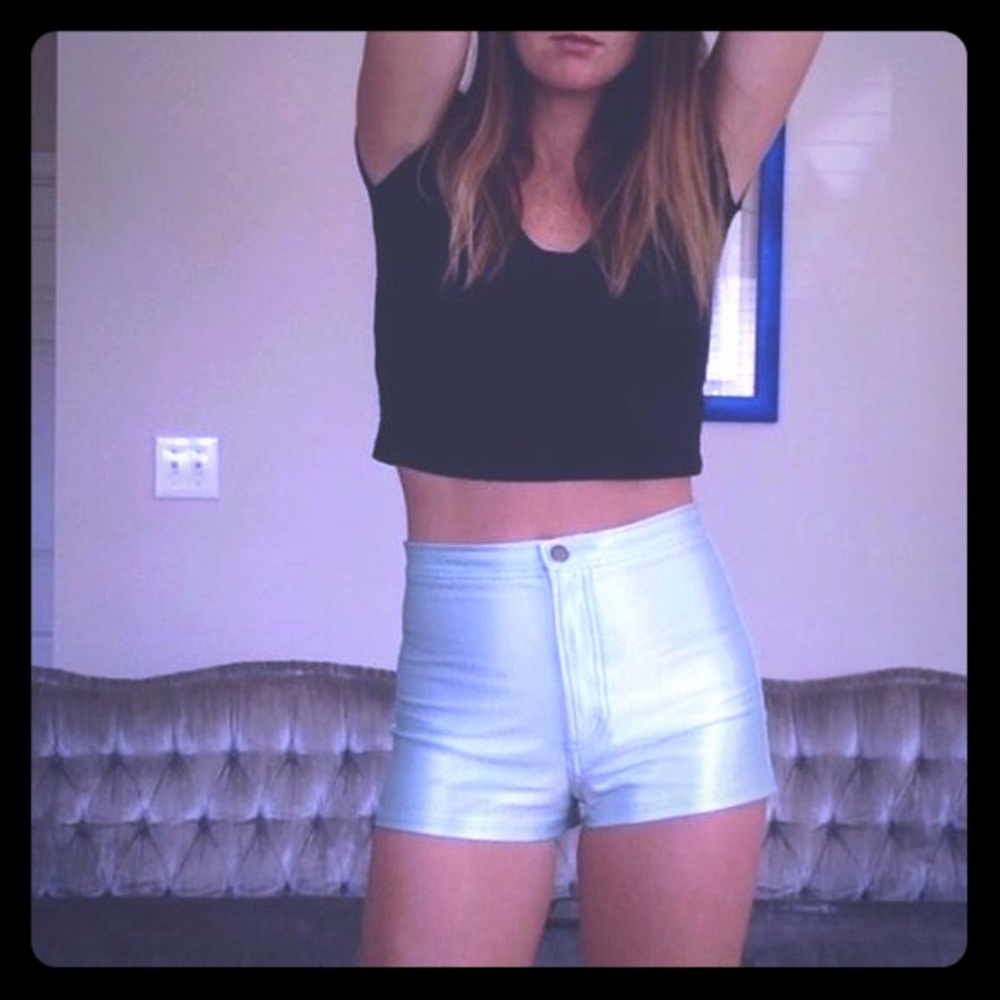 ❌SOLD❌ Luxury Shiny Shorts - like American Apparel