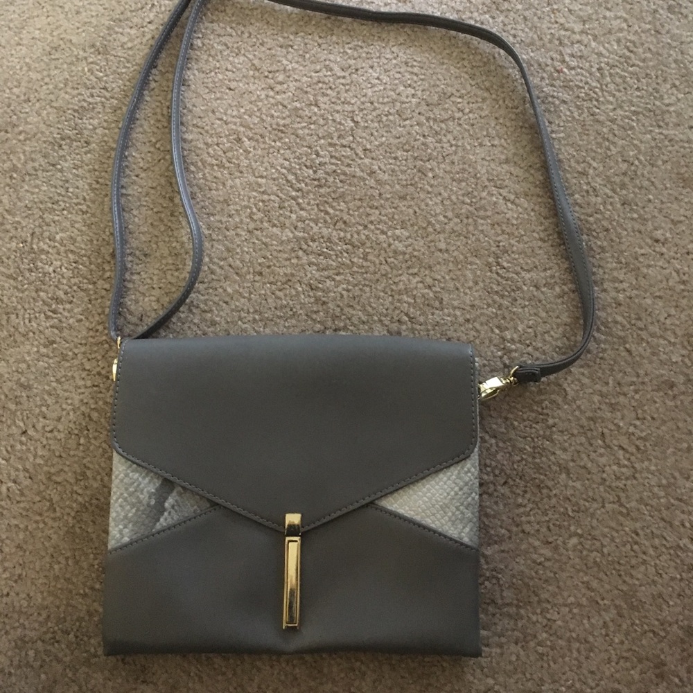 Faux Leather Satchel