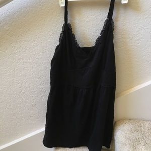 Black swing tank top size small