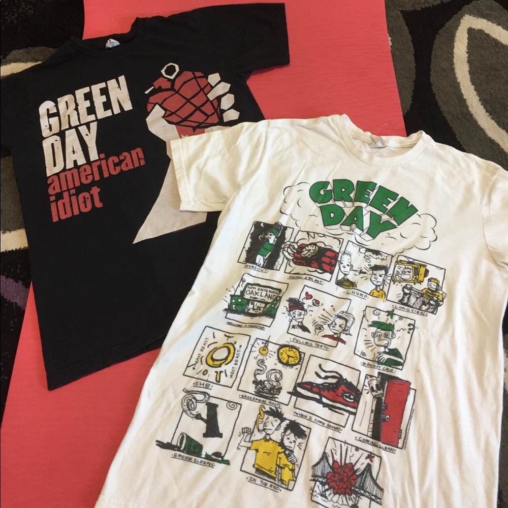 Bundle of Green Day Shirts