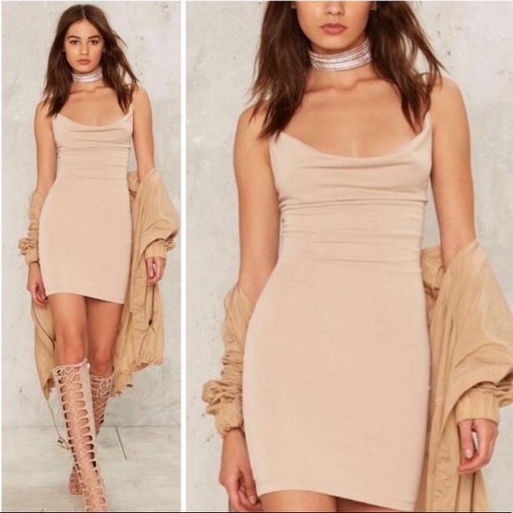 Nasty Gal Cowl mini dress never worn - Picture 2 of 7