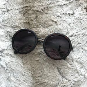 Round Tortoise Shell Sunglasses