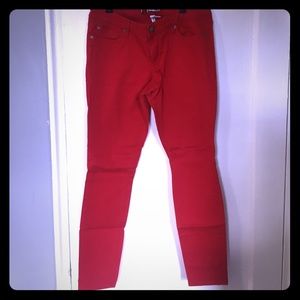 Express red jeans sz 10