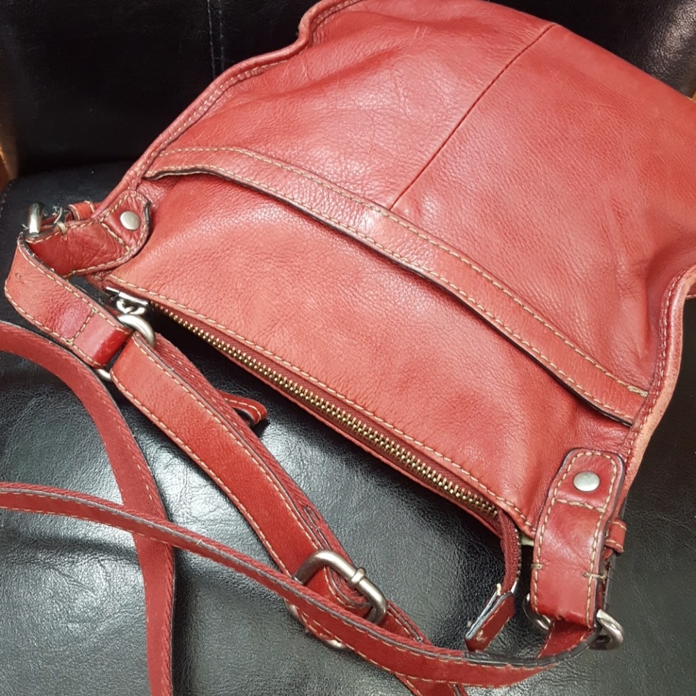 Fossil Leather Crossbody Bag - Picture 4 of 10