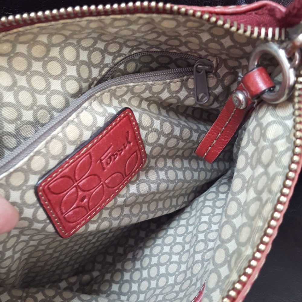 Fossil Leather Crossbody Bag - Picture 9 of 10