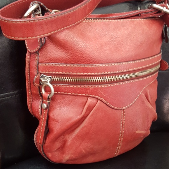 Fossil Leather Crossbody Bag - Picture 2 of 8