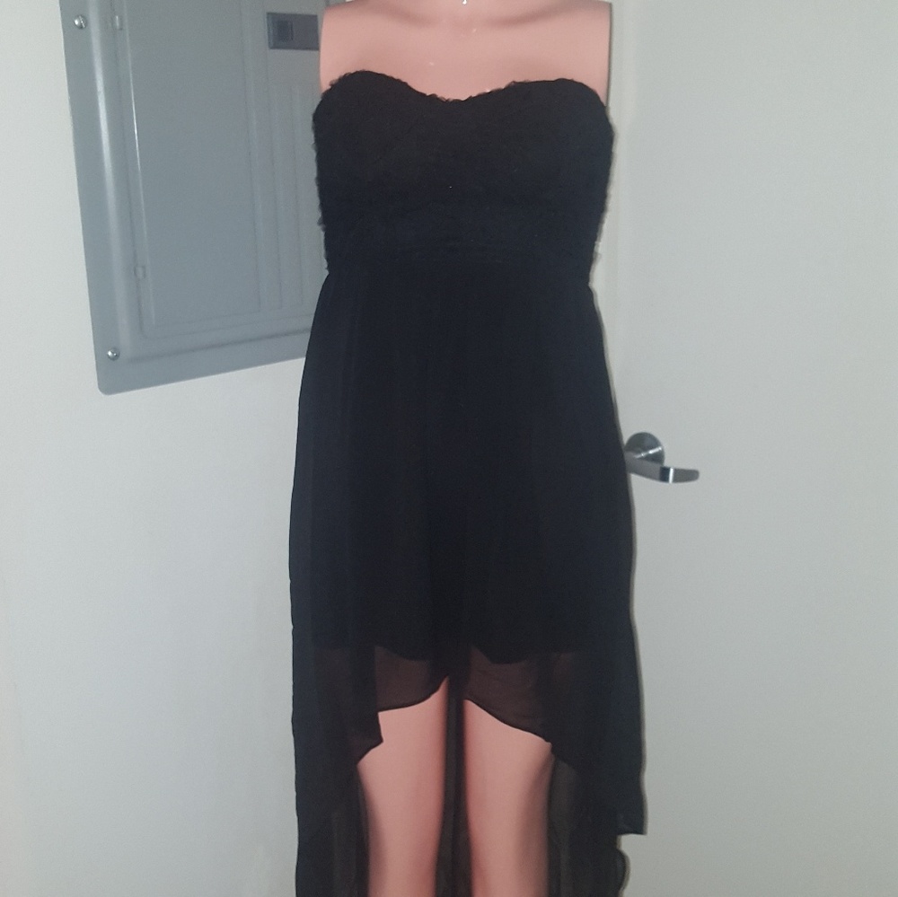 Brand new black hi low dress
