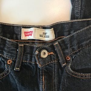 Levi's black 550 relaxed 30x30 or 20 reg