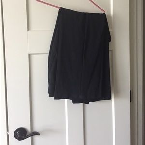 Black ponte knit dress pants